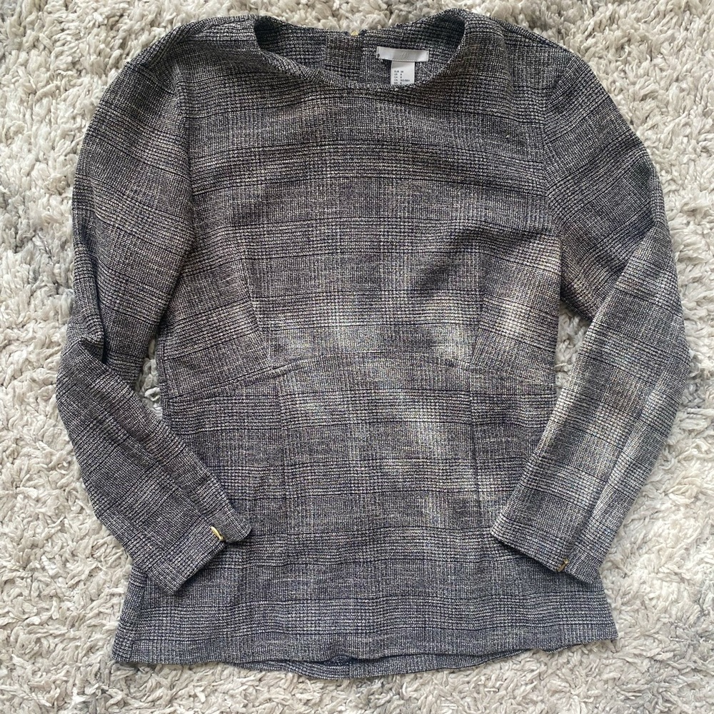 H&M Checkered Blouse